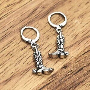 Small Cowboy Boot Earrings